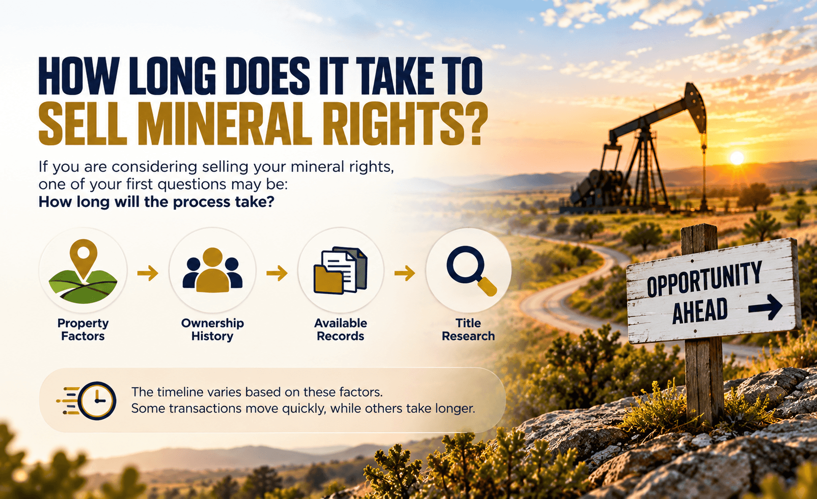How Long Does It Take to Sell Mineral
