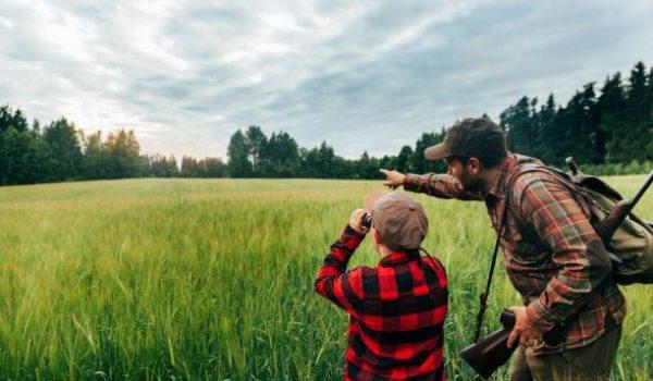 Real hunter, northern Europe